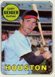 1969 Topps Baseball Cards      278     Gary Geiger UER